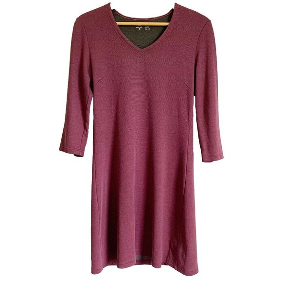 Horny Toad Dresses & Skirts - Horny Toad Flexcel Dress Womens Size S Red 3/4 Sleeve Outdoor Ethical Athleisure